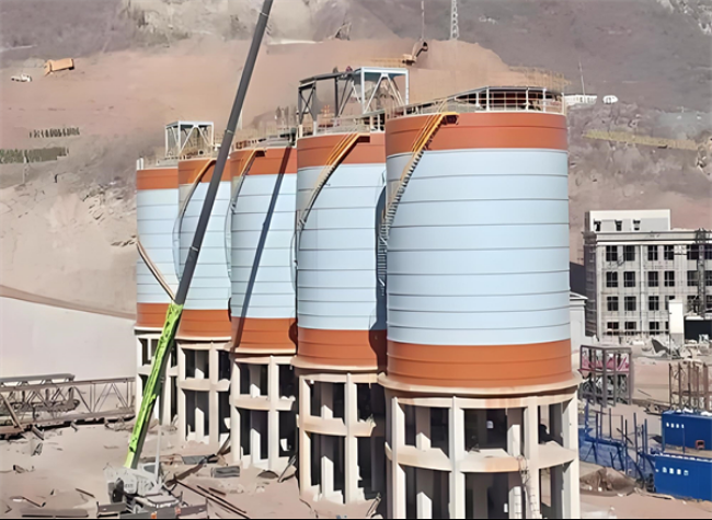 运河高架钢板仓